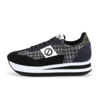 NO NAME Zapatillas de piel Flez M Jogger negro