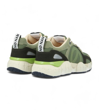 NO NAME Krazee green leather trainers 