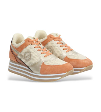 NO NAME Parko Jogger oranje leren sportschoenen