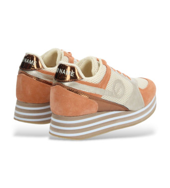 NO NAME Parko Jogger - Baskets en cuir orange