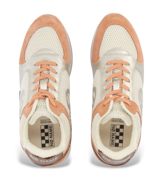 NO NAME Parko Jogger - Baskets en cuir orange