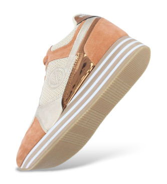 NO NAME Parko Jogger - Baskets en cuir orange