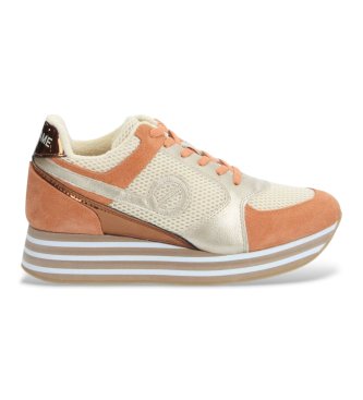 NO NAME Parko Jogger orange leather trainers