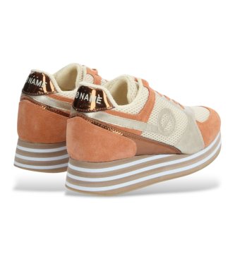 NO NAME Parko Jogger orange leather trainers