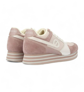 NO NAME Zapatillas de piel Parko Jogger rosa