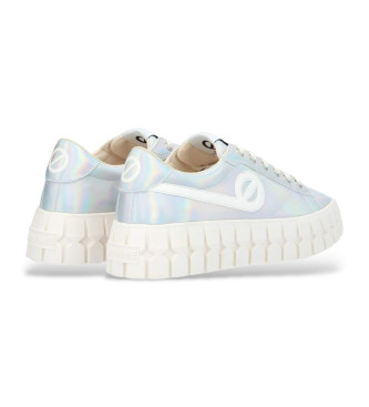 NO NAME Blue silver Play leather trainers