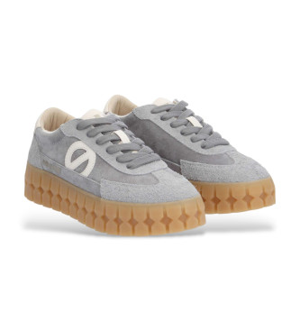 NO NAME Play Side Leather Sneakers grey