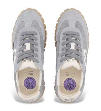 NO NAME Play Side Leather Sneakers grey