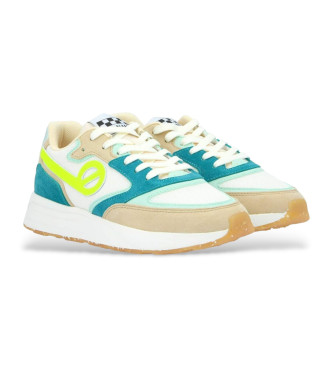 NO NAME Sneakers in pelle blu Power Jogger