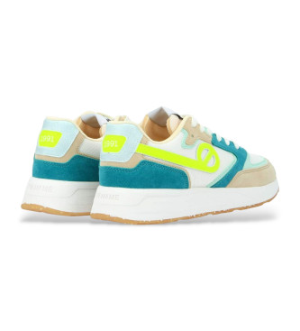 NO NAME Sneakers in pelle blu Power Jogger