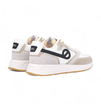 NO NAME Power Jogger Leather Sneakers white