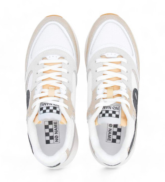 NO NAME Power Jogger Leather Sneakers white