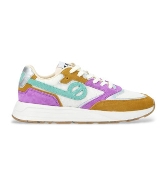 NO NAME Baskets en cuir Power Jogger multicolores