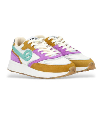 NO NAME Baskets en cuir Power Jogger multicolores