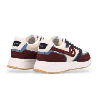 NO NAME Multicoloured Power Jogger leather trainers