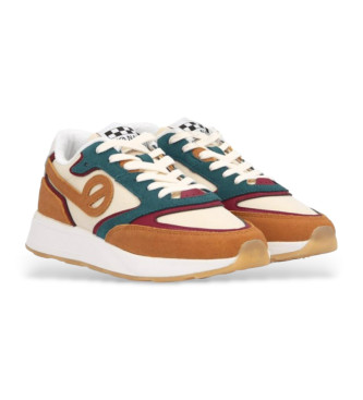 NO NAME Multicoloured Power Jogger leather trainers