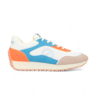 NO NAME Punky Jogger Leather Sneakers white, blue