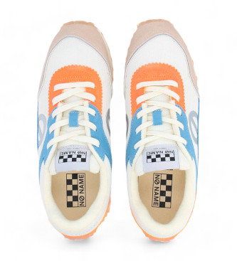 NO NAME Punky Jogger Leather Sneakers white, blue