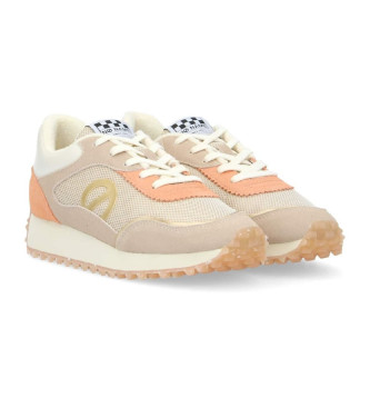 NO NAME Zapatillas de piel Punky Jogger en beige