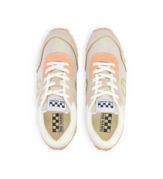NO NAME Zapatillas de piel Punky Jogger en beige