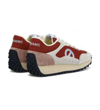 NO NAME Scarpe da ginnastica in pelle satinata granata Punky Jogger