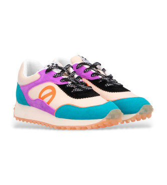 NO NAME Zapatillas de Piel Punky Jogger turquesa