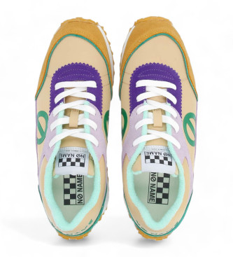 NO NAME Sneaker Punky in pelle multicolor