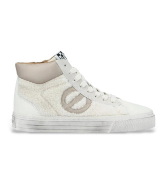 NO NAME Zapatillas de piel Strike Mid blanco