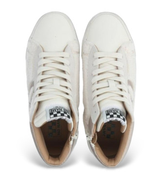 NO NAME Zapatillas de piel Strike Mid blanco