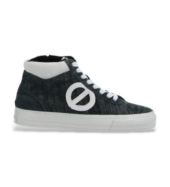 NO NAME Strike Mid Cut Vintage Leather Sneakers sort