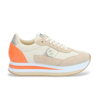 NO NAME Scarpe da ginnastica Flex M Jogger beige, arancione 