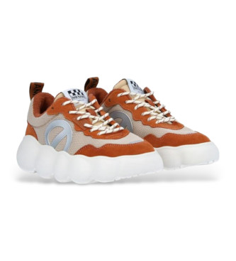 NO NAME Scarpe da ginnastica Gong Jogger in pelle arancione