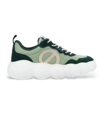 NO NAME Gong Jogger green leather trainers