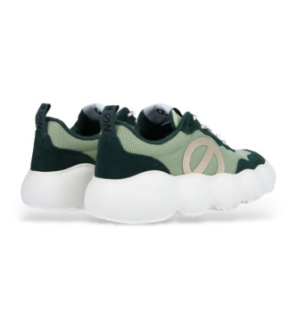 NO NAME Gong Jogger - Baskets en cuir vert