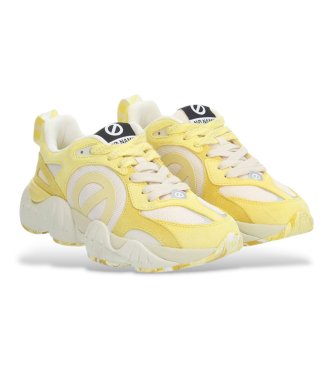 NO NAME Krazee Runner - Baskets en cuir jaune