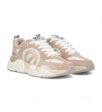 NO NAME Krazee Runner beige leather trainers