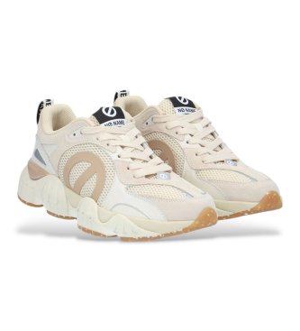NO NAME Krazee Runner - Baskets en cuir - beige