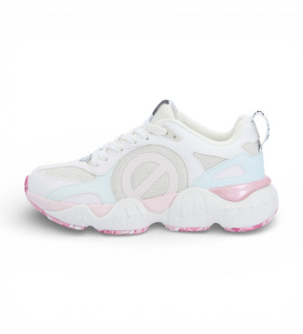 NO NAME Trainers Krazee Runner wit, roze