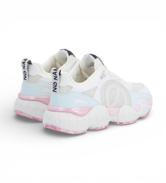 NO NAME Trainers Krazee Runner wit, roze