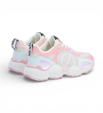 NO NAME Trainers Krazee Runner wit, roze