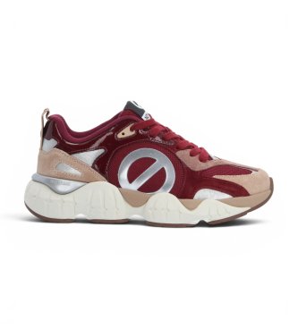NO NAME Zapatillas de Piel Krazee Runner Neo rojo