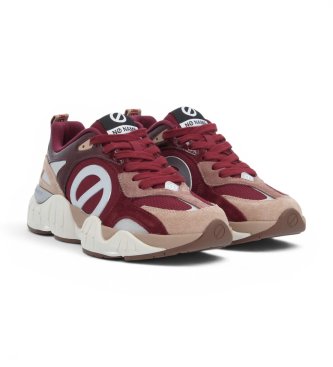 NO NAME Zapatillas de Piel Krazee Runner Neo rojo