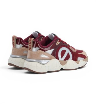 NO NAME Zapatillas de Piel Krazee Runner Neo rojo