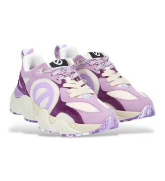 NO NAME Krazee Runner - Baskets en cuir lilas