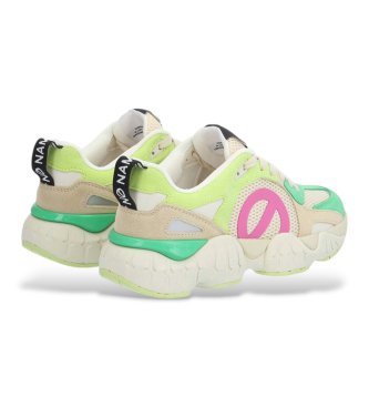 NO NAME Krazee Runner - Baskets en cuir multicolores