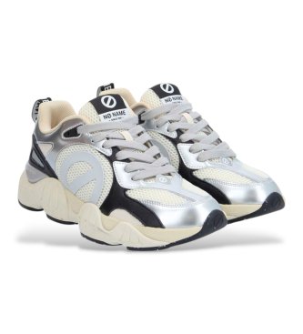NO NAME Krazee Runner - Baskets en cuir argent�