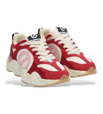 NO NAME Krazee Runner - Baskets en cuir rouge