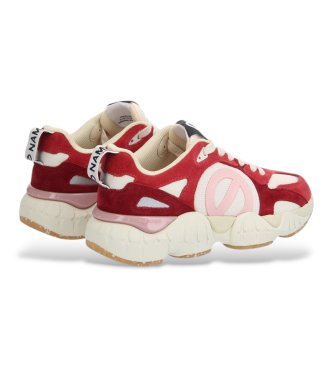 NO NAME Krazee Runner - Baskets en cuir rouge