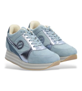 NO NAME Parko Jogger chaussures en cuir bleu
