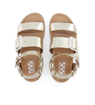 NO NAME Sandali con design dorato